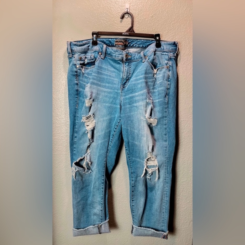 Torrid Ripped Boyfriend Jeans